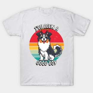 Cute Collie Dog is a Good Boy T-Shirt